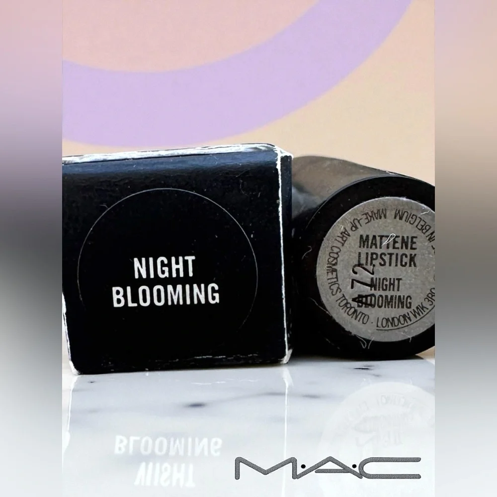 MAC NIGHT BLOOMING Mattene Lipstick. LIMITED EDITION. NEW IN BOX.